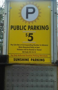 services sunshine parking